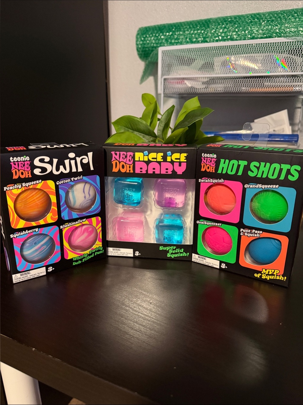 THREE 3 Teenie Swirl, Nice Ice Baby & Hot Shots All authentic